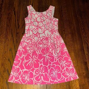 Lilly Pulitzer Pink and White Floral Dress